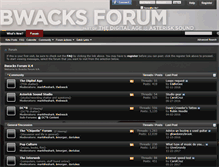 Tablet Screenshot of bwacksforum.com